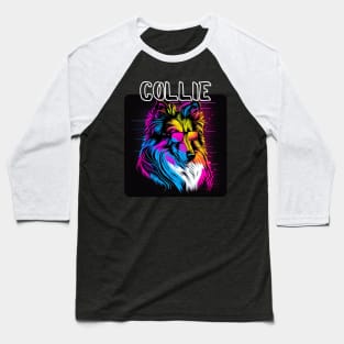 Graffiti Style - Cool Collie 7 Baseball T-Shirt